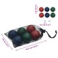vidaXL 8-tlg. Boccia-Spielset mit Tragetasche Massivholz Kiefer vidaXL 8-tlg. Boccia-Spielset mit Tragetasche Massivholz Kiefer
