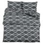 vidaXL Bettwäsche-Set Grau 140x200 cm Baumwolle vidaXL Bettwäsche-Set Grau 140x200 cm Baumwolle