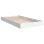 vidaXL Bettgestell Weiß 90x190 cm Holzwerkstoff vidaXL Bettgestell Weiß 90x190 cm Holzwerkstoff