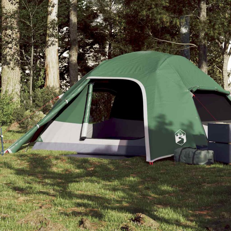 vidaXL Kuppel-Campingzelt 4 Personen Grün Wasserdicht vidaXL Kuppel-Campingzelt 4 Personen Grün Wasserdicht