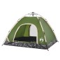 vidaXL Campingzelt 3 Personen Grün Quick Release vidaXL Campingzelt 3 Personen Grün Quick Release