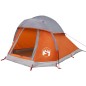 vidaXL Kuppel-Campingzelt 1 Person Grau und Orange Wasserdicht vidaXL Kuppel-Campingzelt 1 Person Grau und Orange Wasserdicht