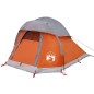 vidaXL Kuppel-Campingzelt 1 Person Grau und Orange Wasserdicht vidaXL Kuppel-Campingzelt 1 Person Grau und Orange Wasserdicht