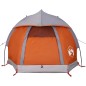 vidaXL Kuppel-Campingzelt 1 Person Grau und Orange Wasserdicht vidaXL Kuppel-Campingzelt 1 Person Grau und Orange Wasserdicht