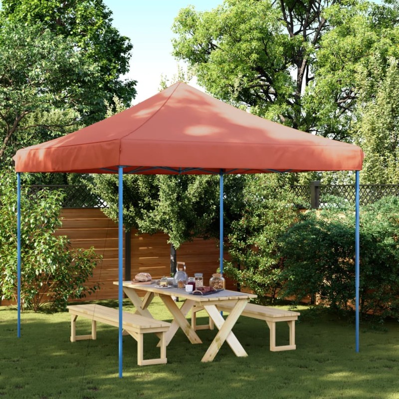 vidaXL Partyzelt Faltbar Pop-Up Terrakottarot 292x292x315 cm vidaXL Partyzelt Faltbar Pop-Up Terrakottarot 292x292x315 cm