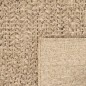 vidaXL Teppich ZIZUR 120x120 cm Jute-Optik Indoor und Outdoor vidaXL Teppich ZIZUR 120x120 cm Jute-Optik Indoor und Outdoor