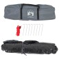 vidaXL Campingzelt 4 Personen Grau und Orange Quick Release vidaXL Campingzelt 4 Personen Grau und Orange Quick Release