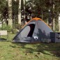 vidaXL Kuppel-Campingzelt 4 Personen Grau und Orange Wasserdicht vidaXL Kuppel-Campingzelt 4 Personen Grau und Orange Wasserdicht