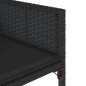 vidaXL 11-tlg. Garten-Essgruppe mit Kissen Schwarz Poly Rattan vidaXL 11-tlg. Garten-Essgruppe mit Kissen Schwarz Poly Rattan