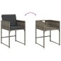 vidaXL 11-tlg. Garten-Essgruppe mit Kissen Grau Poly Rattan vidaXL 11-tlg. Garten-Essgruppe mit Kissen Grau Poly Rattan