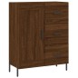 Highboard Braun Eichen-Optik 69,5x34x180 cm Holzwerkstoff Highboard Braun Eichen-Optik 69,5x34x180 cm Holzwerkstoff