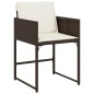 vidaXL 13-tlg. Garten-Essgruppe mit Kissen Braun Poly Rattan vidaXL 13-tlg. Garten-Essgruppe mit Kissen Braun Poly Rattan