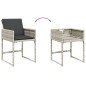 vidaXL 15-tlg. Garten-Essgruppe mit Kissen Hellgrau Poly Rattan vidaXL 15-tlg. Garten-Essgruppe mit Kissen Hellgrau Poly Rattan