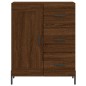Highboard Braun Eichen-Optik 69,5x34x180 cm Holzwerkstoff Highboard Braun Eichen-Optik 69,5x34x180 cm Holzwerkstoff