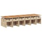 vidaXL 13-tlg. Garten-Essgruppe mit Kissen Beige Poly Rattan vidaXL 13-tlg. Garten-Essgruppe mit Kissen Beige Poly Rattan