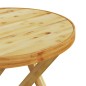 vidaXL 3-tlg. Bistro-Set Klappbar mit Cremeweißen Kissen Bambus vidaXL 3-tlg. Bistro-Set Klappbar mit Cremeweißen Kissen Bambus