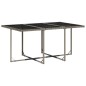 vidaXL 11-tlg. Garten-Essgruppe mit Kissen Grau Poly Rattan vidaXL 11-tlg. Garten-Essgruppe mit Kissen Grau Poly Rattan