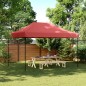 vidaXL Partyzelt Faltbar Pop-Up Burgunderrot 410x279x315 cm vidaXL Partyzelt Faltbar Pop-Up Burgunderrot 410x279x315 cm
