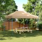 vidaXL Partyzelt Faltbar Pop-Up Beige 410x279x315 cm vidaXL Partyzelt Faltbar Pop-Up Beige 410x279x315 cm