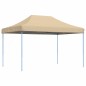 vidaXL Partyzelt Faltbar Pop-Up Beige 410x279x315 cm vidaXL Partyzelt Faltbar Pop-Up Beige 410x279x315 cm