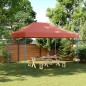 vidaXL Partyzelt Faltbar Pop-Up Terrakottarot 410x279x315 cm vidaXL Partyzelt Faltbar Pop-Up Terrakottarot 410x279x315 cm