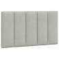 vidaXL Bett mit Matratze Hellgrau 90x190 cm Samt vidaXL Bett mit Matratze Hellgrau 90x190 cm Samt