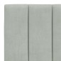 vidaXL Bett mit Matratze Hellgrau 90x190 cm Samt vidaXL Bett mit Matratze Hellgrau 90x190 cm Samt