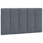 vidaXL Bett mit Matratze Dunkelgrau 90x200 cm Samt vidaXL Bett mit Matratze Dunkelgrau 90x200 cm Samt