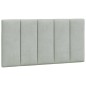vidaXL Bett mit Matratze Hellgrau 100x200 cm Samt vidaXL Bett mit Matratze Hellgrau 100x200 cm Samt