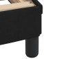 vidaXL Bett mit Matratze Schwarz 100x200 cm Samt