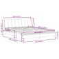 vidaXL Bett mit Matratze Schwarz 160x200 cm Samt vidaXL Bett mit Matratze Schwarz 160x200 cm Samt
