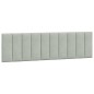 vidaXL Bett mit Matratze Hellgrau 180x200 cm Samt vidaXL Bett mit Matratze Hellgrau 180x200 cm Samt