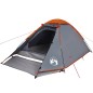 vidaXL Kuppel-Campingzelt 2 Personen Grau und Orange Wasserdicht vidaXL Kuppel-Campingzelt 2 Personen Grau und Orange Wasserdicht
