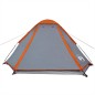 vidaXL Kuppel-Campingzelt 2 Personen Grau und Orange Wasserdicht vidaXL Kuppel-Campingzelt 2 Personen Grau und Orange Wasserdicht
