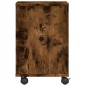 vidaXL Druckerständer mit Rollen Räuchereiche 41x32x48 cm vidaXL Druckerständer mit Rollen Räuchereiche 41x32x48 cm