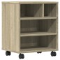 vidaXL Druckerständer mit Rollen Sonoma-Eiche 41x32x48 cm vidaXL Druckerständer mit Rollen Sonoma-Eiche 41x32x48 cm