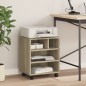vidaXL Druckerständer mit Rollen Sonoma-Eiche 41x32x48 cm vidaXL Druckerständer mit Rollen Sonoma-Eiche 41x32x48 cm