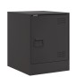 vidaXL Nachttisch Schwarz 34,5x39x44 cm Stahl vidaXL Nachttisch Schwarz 34,5x39x44 cm Stahl