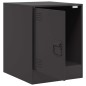 vidaXL Nachttisch Schwarz 34,5x39x44 cm Stahl vidaXL Nachttisch Schwarz 34,5x39x44 cm Stahl