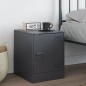 vidaXL Nachttisch Anthrazit 34,5x39x44 cm Stahl vidaXL Nachttisch Anthrazit 34,5x39x44 cm Stahl