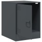 vidaXL Nachttisch Anthrazit 34,5x39x44 cm Stahl vidaXL Nachttisch Anthrazit 34,5x39x44 cm Stahl