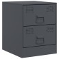 vidaXL Nachttische 2 Stk. Anthrazit 34,5x39x44 cm Stahl vidaXL Nachttische 2 Stk. Anthrazit 34,5x39x44 cm Stahl