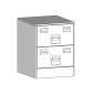 vidaXL Nachttische 2 Stk. Anthrazit 34,5x39x44 cm Stahl vidaXL Nachttische 2 Stk. Anthrazit 34,5x39x44 cm Stahl