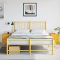 vidaXL Nachttische 2 Stk. Gelb 34,5x39x44 cm Stahl vidaXL Nachttische 2 Stk. Gelb 34,5x39x44 cm Stahl