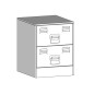 vidaXL Nachttische 2 Stk. Gelb 34,5x39x44 cm Stahl vidaXL Nachttische 2 Stk. Gelb 34,5x39x44 cm Stahl