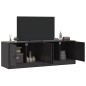 vidaXL TV-Schränke 2 Stk. Schwarz 67x39x44 cm Stahl vidaXL TV-Schränke 2 Stk. Schwarz 67x39x44 cm Stahl