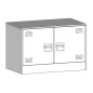 vidaXL TV-Schrank Olivgrün 67x39x44 cm Stahl vidaXL TV-Schrank Olivgrün 67x39x44 cm Stahl