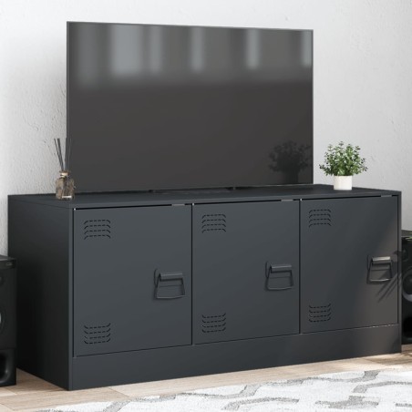 vidaXL TV-Schrank Anthrazit 99x39x44 cm Stahl 