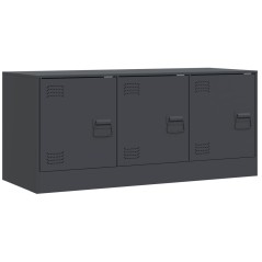 vidaXL TV-Schrank Anthrazit 99x39x44 cm Stahl 