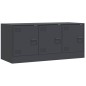 vidaXL TV-Schrank Anthrazit 99x39x44 cm Stahl vidaXL TV-Schrank Anthrazit 99x39x44 cm Stahl